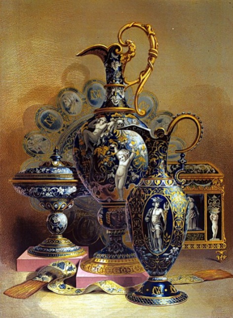 內頁1. group of enamels 法國賽弗爾的搪瓷